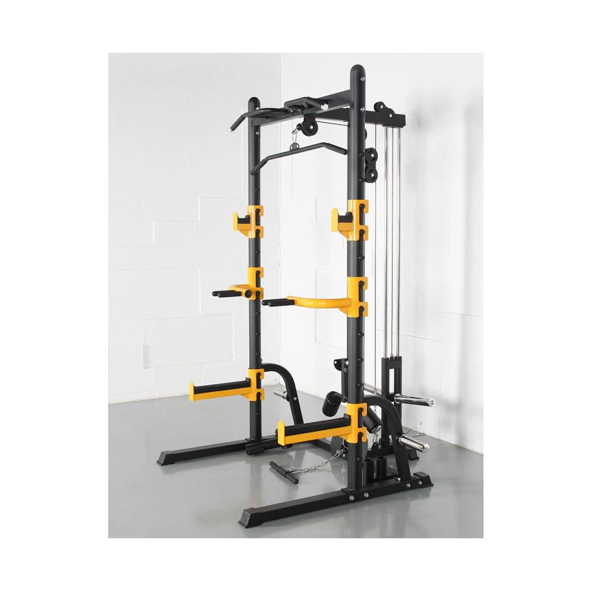 1441 Fitness Heavy Duty Multi Squat Rack with Lat Attachement - MDL66