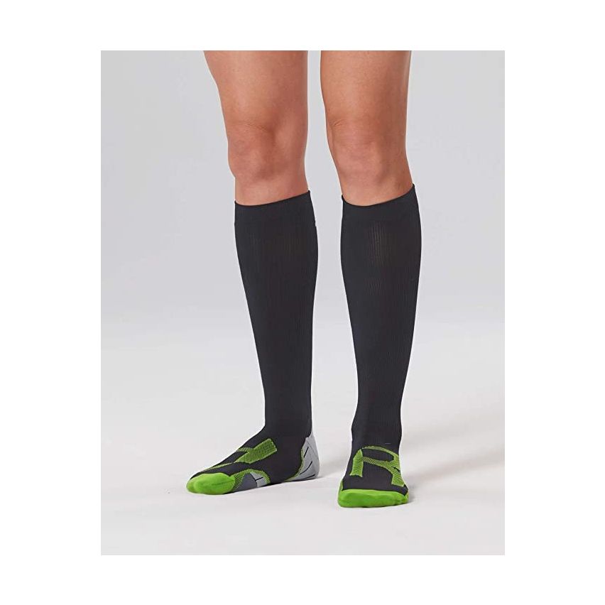 2XU Women Compression Socks For Recovery - Titanium/Grey