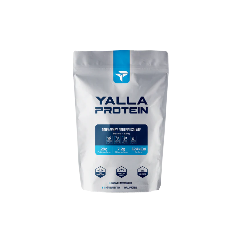 Yalla Protein 100% WHEY ISOLATE  2.50KG 76 servings