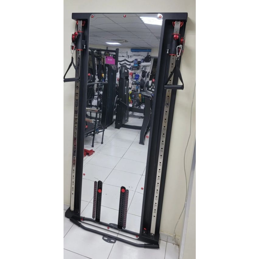 1441 Fitness Wall Mounted Mirror Functional Trainer - GT980