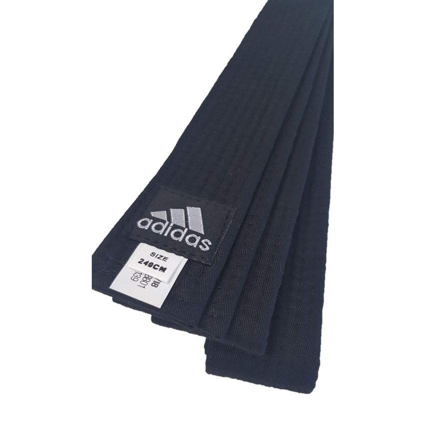 Adidas Taekwondo Regular Black Belt 4.3cm width