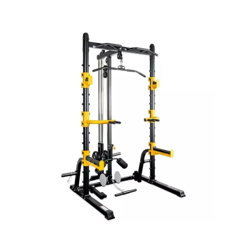 1441 Fitness Heavy Duty Multi Squat Rack with Lat Attachement - MDL66