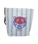 Pamplemousse Embroidered Tiger Washable Car Trash Bag