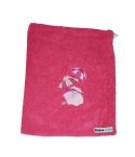 Pamplemousse Fuscia Beach Bag with Umbrella Embroidery