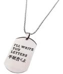 IWYL Id Tag In Silver Color Pendant-chain For Men