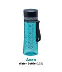 Aladdin Aveo Water Bottle 0.35L Aqua Blue Wildflower Print