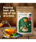 The Caphe Vietnam Sublimates Cordyceps Brown Rice Tea, 20 Sachets