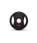 1441 Fitness Black Rubber Dual Grip Plate - 2.5 Kg To 20 Kg (Sold As Per Piece)