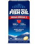 21st Century Alaska Wild Fish Oil Mega Omega-3 90 Softgels