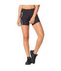 2XU Women's Core Compression 5 Inch Shorts-Black / Silver