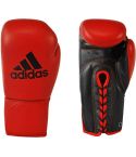 Adidas Kombat Boxing Glove w/Rigid Cuff - Red/Black