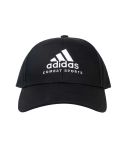 Adidas Ball Cap with Adidas Stack Log Combat - Black/White