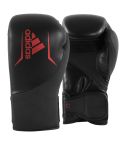 Adidas Speed 200 Boxing Gloves - Black/Red 14-oz