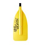 Ainsworth ABS Canoe Paddle, 126cm, Yellow (One Off Sept,2018)