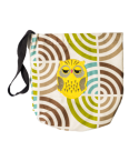 Pamplemousse Embroidered Yellow Owl Washable Car Trash Bag
