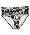 S.Oliver Women's Bikini Bottom - Black & White Stripe , Size UK 18