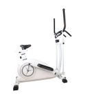 Marshal Fitness Elliptical and Upright Exercise Bike 2 in 1 Cardio Dual Trainer with Heart Rate