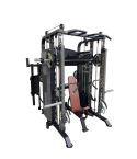 Marshal Fitness Multi Functional Smith Machine Trainer with Bench 