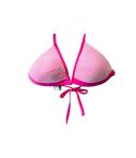 Etam Women  Swimwear Top Pink Stripe Size XL