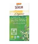 Sekem Organic Green Tea With Mint 25 Envelopes