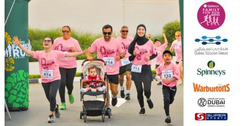 Spinneys Family Pink Run - Dubai Silicon Oasis